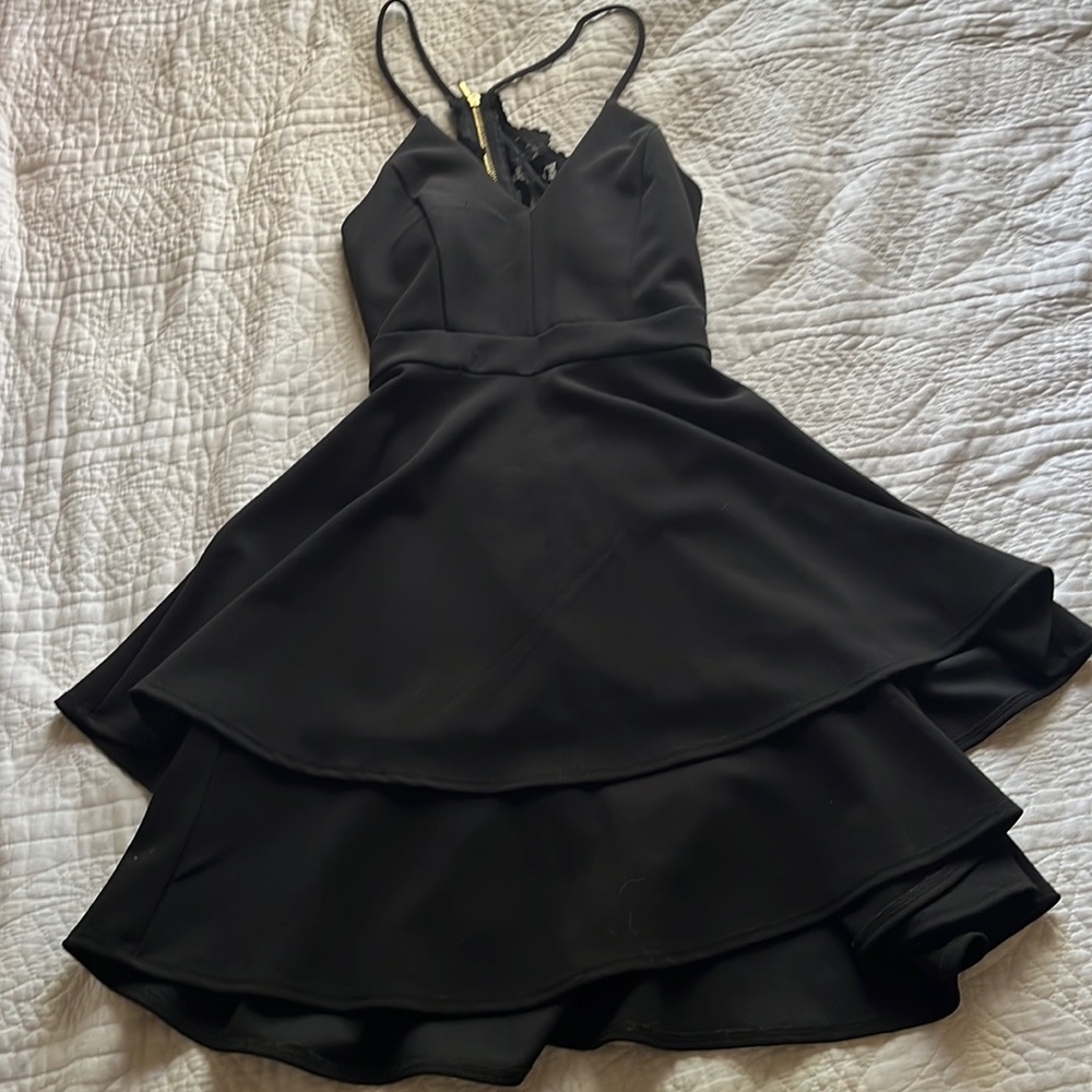 Black Formal Mini Dress